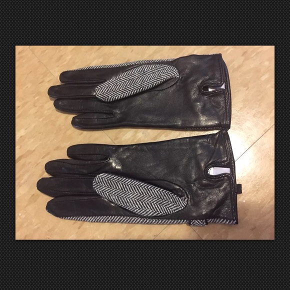 The Loft Black/White Gloves size Medium NWOT - Picture 7 of 11